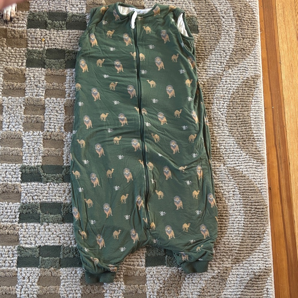 Kyte BABY Green Animal Print Sleep Sack